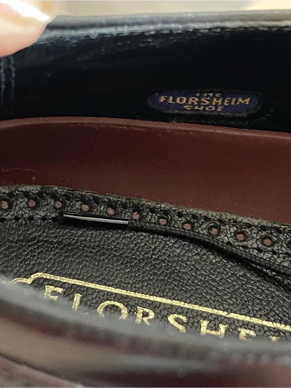 Florsheim Men's Richfield Oxford burgundy lace up shoes size 12D